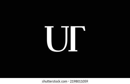  TU ,UT ,T ,U Abstract Letters Logo Monogram 