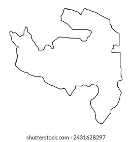 Tualatai County map, administrative division of American Samoa. Vector illustration.