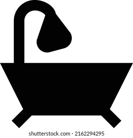 tub Vector illustration on a transparent background. Premium quality symmbols. Glyphs vector icons for concept and graphic design.