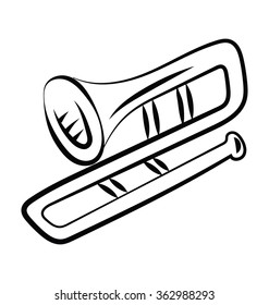 Tuba Hand Drawn Vector Icon