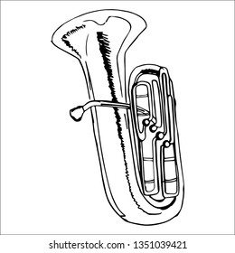 tuba vector sketch