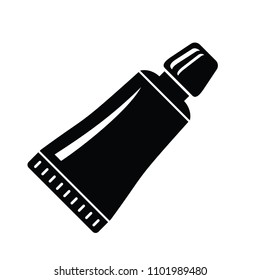 Tube container for cream icon. Simple illustration of tube container for cream vector icon for web
