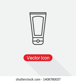 Tube Container For Cream icon Vector Illustration Eps10