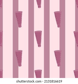 Tube cosmetic cream seamless pattern. Elements spa in doodle style. Hand drawn texture for fabric, wallpaper, textile, print, wrapping paper. Vector illustration.