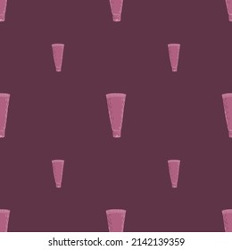 Tube cosmetic cream seamless pattern. Elements spa in doodle style. Hand drawn texture for fabric, wallpaper, textile, print, wrapping paper. Vector illustration.