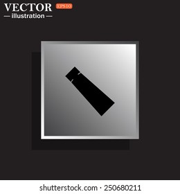 tube for cream or another cosmetic remedy , vector illustration, EPS 10