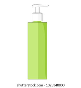 Tube for cream with a dispenser flat style