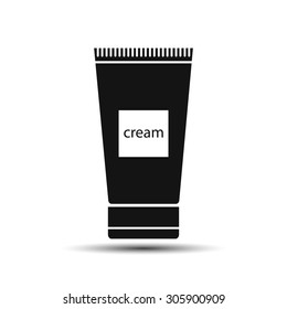 a tube of cream icon