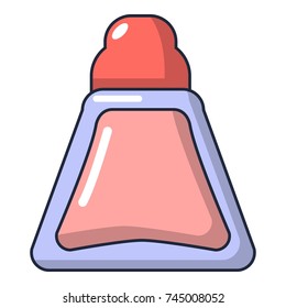Tube cream icon. Cartoon illustration of tube cream vector icon for web