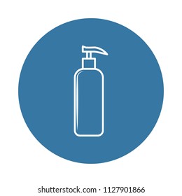 a tube of cream icon. Element of bottle icons for mobile concept and web apps. Badge style a tube of cream icon can be used for web and mobile apps on white background