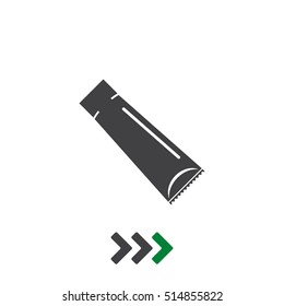 Tube of Cream Icon Vector flat design style