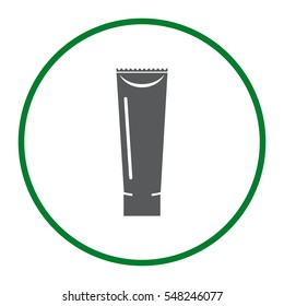 Tube of Cream Icon Vector flat design style