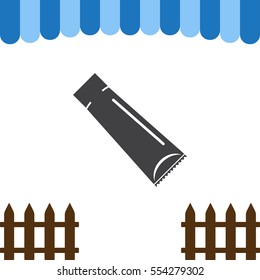 Tube of Cream Icon Vector flat design style
