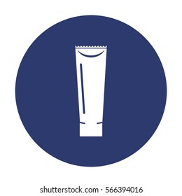 Tube of Cream Icon Vector flat design style