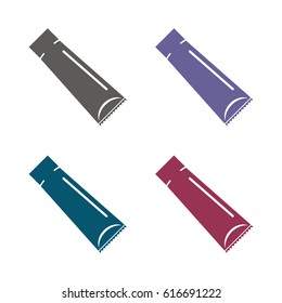 Tube of Cream Icon Vector flat design style