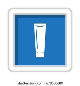 Tube of Cream Icon Vector flat design style