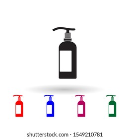 Tube for cream multi color icon. Simple glyph, flat vector of beauty salon icons for ui and ux, website or mobile application