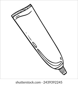 Tube, cream, serum, toothpaste, massage oil. Beauty procedure natural cosmetics Guasha massage cosmetic procedures