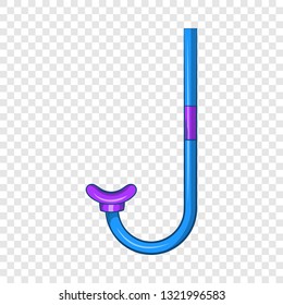 Tube for diving icon in cartoon style isolated on background for any web design 
