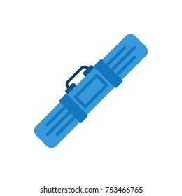 Tube flat icon
