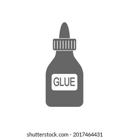 A tube of glue. Vector glue icon. Flat style