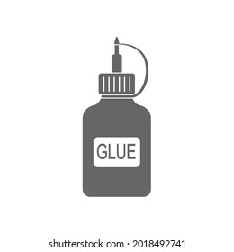 A tube of glue. Vector glue icon. Flat style