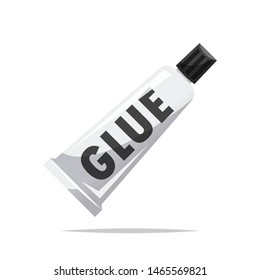 Tube glue vector isolated illustration