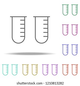 tube icon. Elements of medical in multi color style icons. Simple icon for websites, web design, mobile app, info graphics