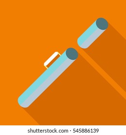 Tube icon. Flat illustration of tube vector icon for web