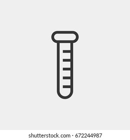 Tube icon illustration isolated vector sign symbol