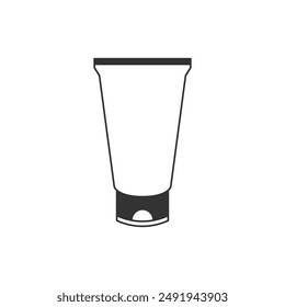 Tube icon isolated on white background. Skincare symbol modern, simple, vector, icon for website design, mobile app, ui. Vector Illustration