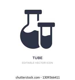 tube icon on white background. Simple element illustration from Education concept. tube icon symbol design.