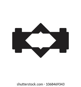 tube icon vector