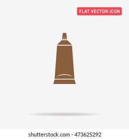 Tube icon. Vector concept illustration for design.