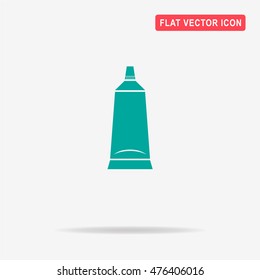 Tube icon. Vector concept illustration for design.