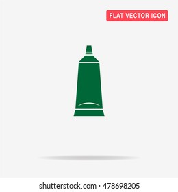Tube icon. Vector concept illustration for design.