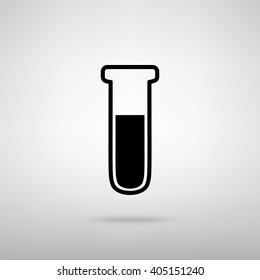 Tube icon. Vector illustration