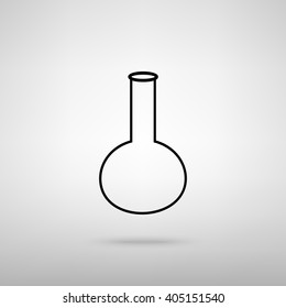 Tube icon. Vector illustration