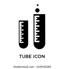 Tube icon vector isolated on white background for your web and mobile app design, Tube logo concept