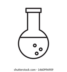 Tube icon vector on white background