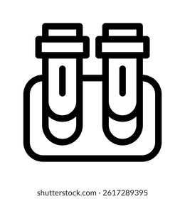 Tube Icon Vector Symbol Design Illustration
