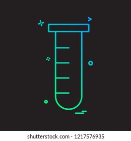 tube lab icon vector design 