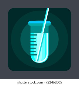 Tube light concept background. Cartoon illustration of tube light vector concept background for web design