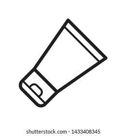 Tube Line Icon Vector Design