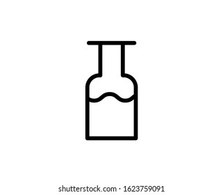 Tube line icon. Vector symbol in trendy flat style on white background. Web sing for design.