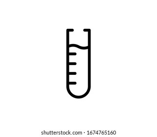 Tube line icon. Vector symbol in trendy flat style on white background. Web sing for design.