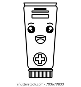 tube medical drug kawaii character