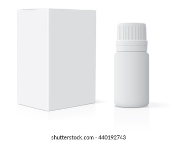 Tube with medications  for your design is easy to change colors Mock up
