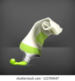Tubo del vector de pintura