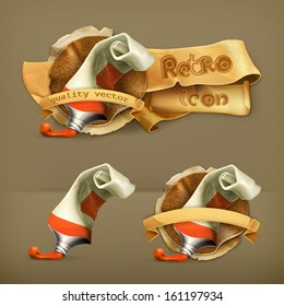 Tube of paint, vector icon